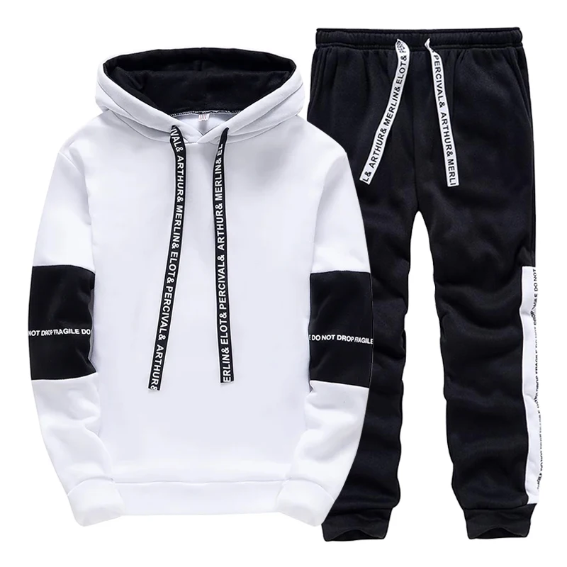 Winter Clothing - Erkekler İçin Günlük Kapüşonlu Eşofman Takımı