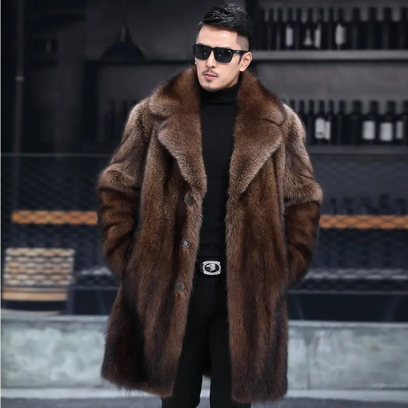 Quality Winter Clothing Jacket - Lüks Marka erkek Giyim Kürk Ceketler