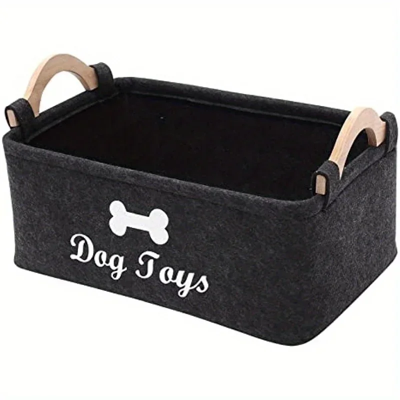 Winter Clothing Organizer - Keçe evcil hayvan oyuncak kutusu, köpek