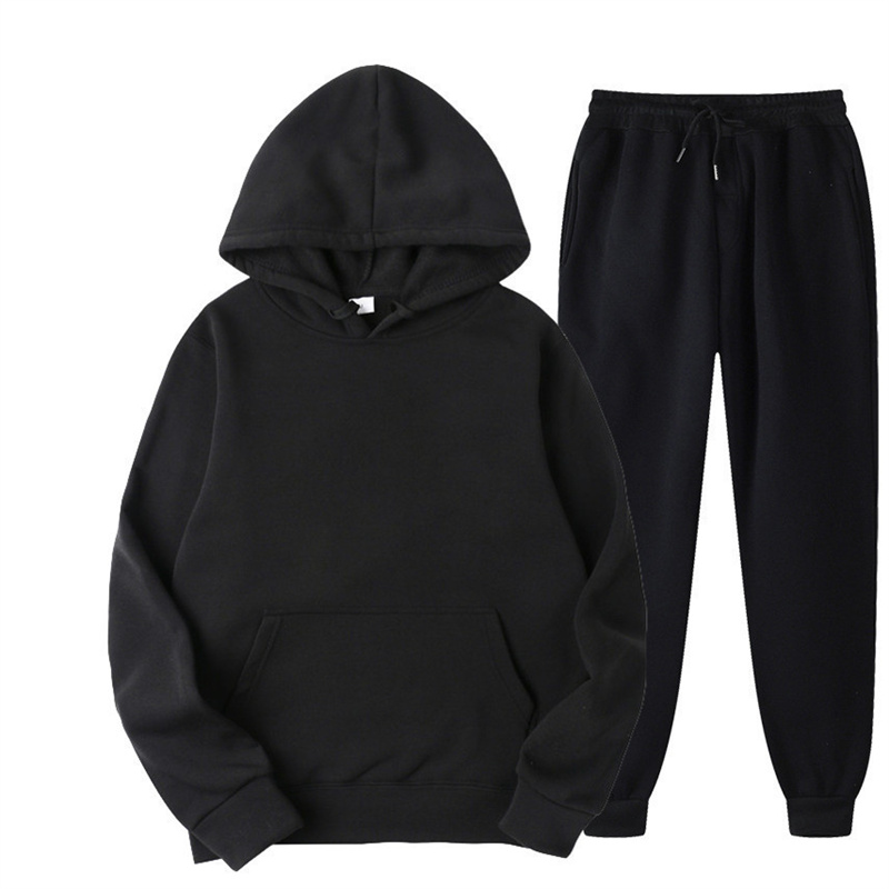 Winter Clothing - Erkek Kapüşonlu Sweatshirtler 2 Parça Kapüşonlu