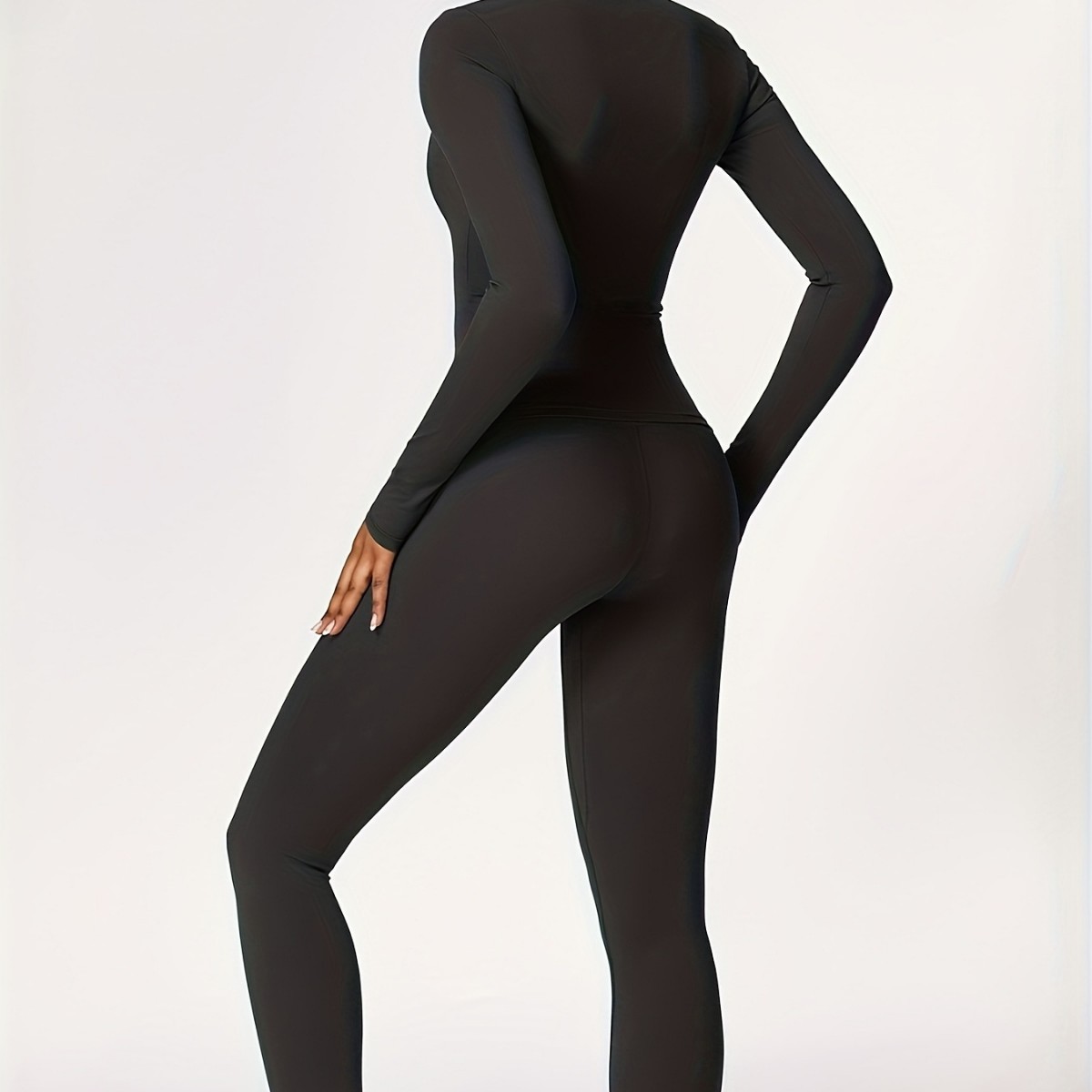 Dar kesim yoga kıyafeti ince u - Winter Clothing incelemesi ve fiyatı