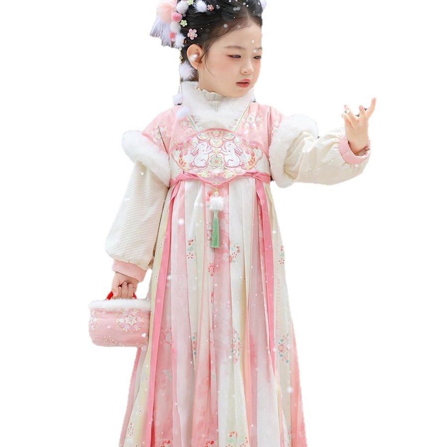 2025 Kız Çocuk Peri Hanfu Çocu - Winter Clothing Baby Girl incelemesi ve fiyatı