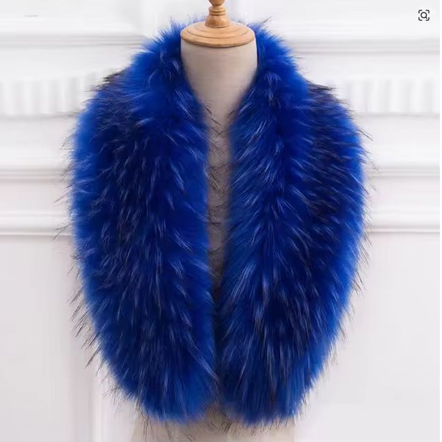 Doğal Kürk Yaka Gerçek rakun k - Winter Clothing For Sale incelemesi ve fiyatı