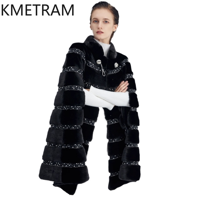 %100 Doğal Vizon Kürk Ceket Ka - Quality Winter Clothing Jacket incelemesi ve fiyatı