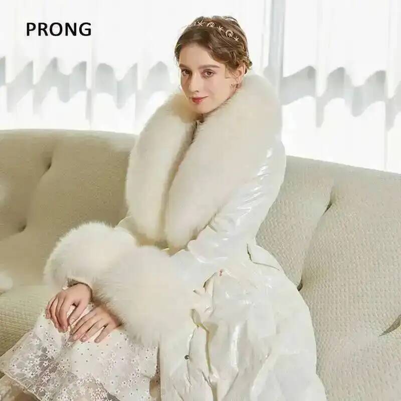 100% gerçek tilki kürk yaka kı - Winter Clothing For Sale incelemesi ve fiyatı
