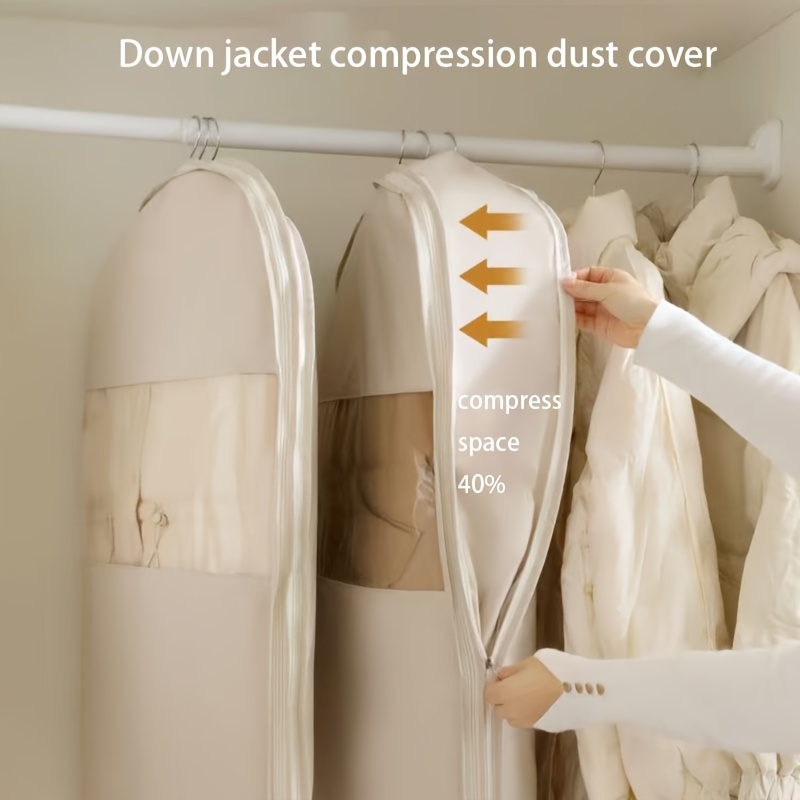 Bej Renkli Sıkıştırma Askılı Ç - Winter Clothing Organizer incelemesi ve fiyatı